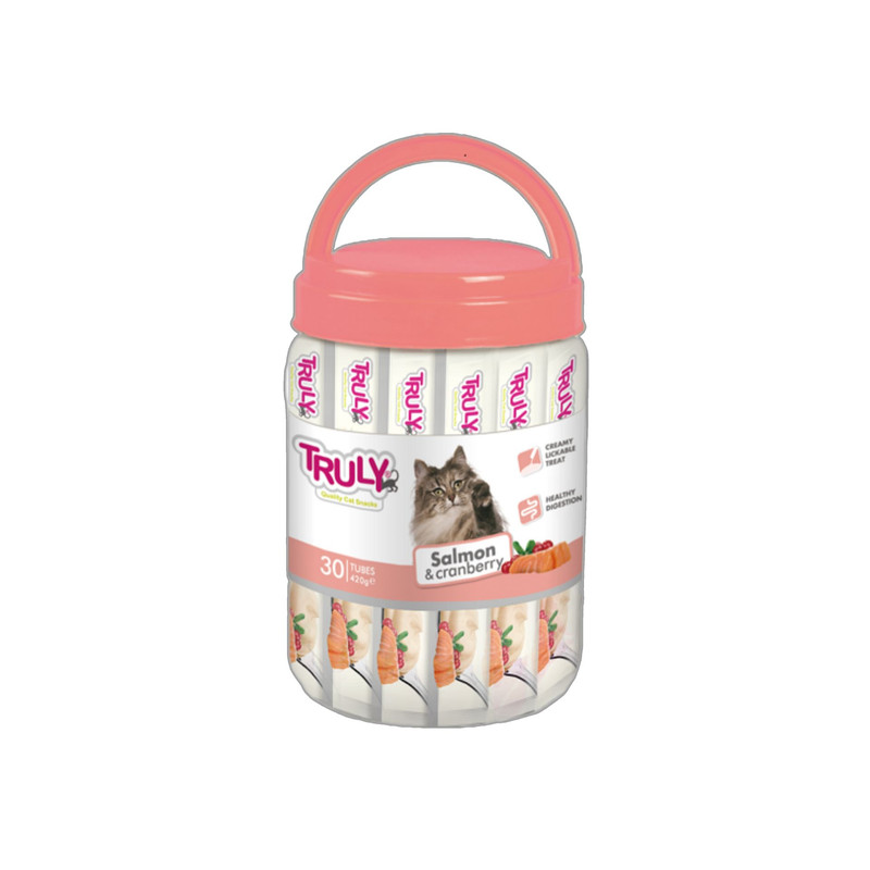 بستنی گربه ترولی مدل salmon & cranberry مجموعه 30 عددی