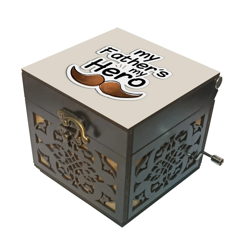 جعبه موزیکال مدل هندلی طرح پدر من قهرمانه کد 1172