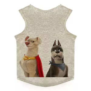 لباس سگ و گربه طرح super pets کد B271 سایز XL