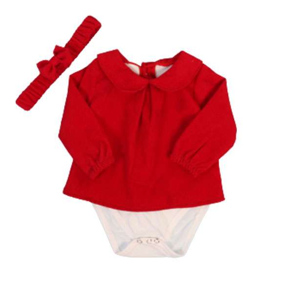 ست بادی و هدبند نوزادی مدل chg6016