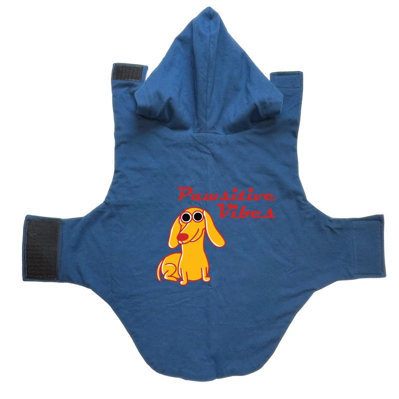 لباس سگ و گربه مدل هانا طرح چاپ دار سگ خوشحال 9 سایز XL