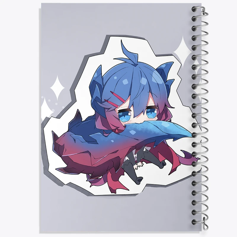 دفتر شطرنجی 50 برگ خندالو مدل بازی شکارچی هیولا (Monster Hunter) کد 33234