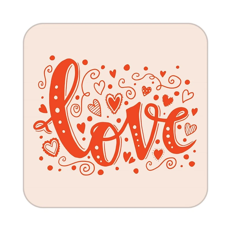 زیر لیوانی کاکتی طرح عاشقانه مدل mp39175