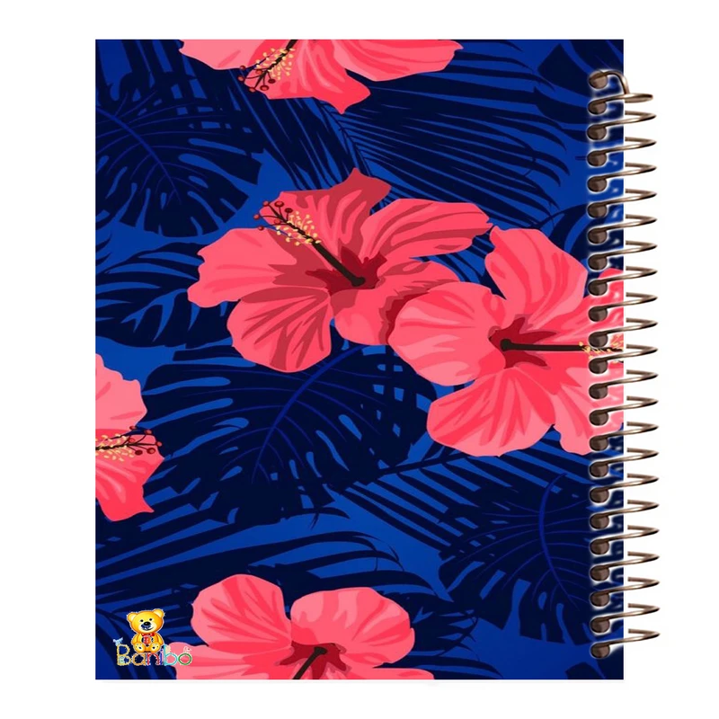 دفتر نقاشی 50 برگ بانیبو مدل گل کد 257
