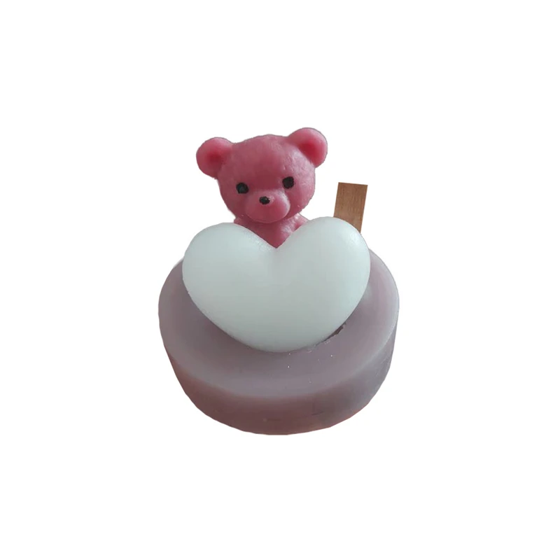 شمع دست ساز مدل گیفت طرح خرس 