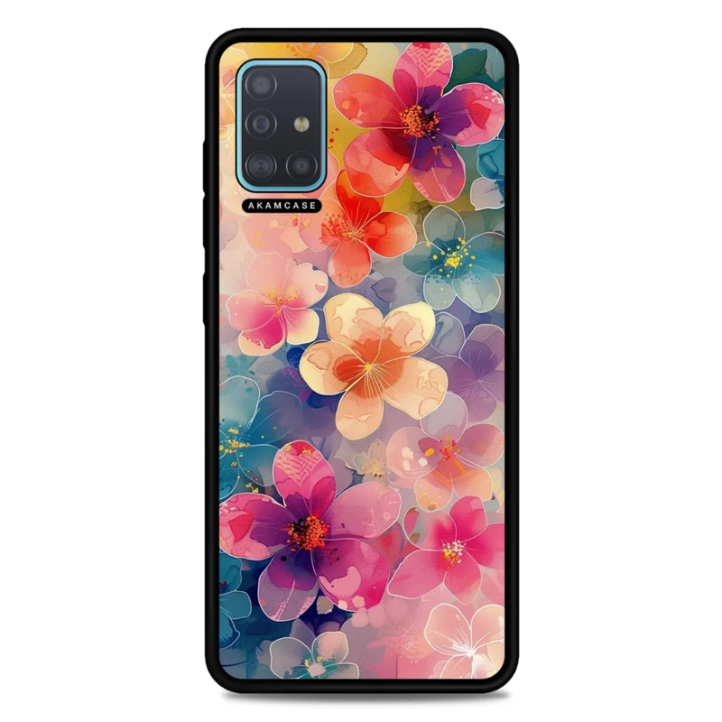 کاور آکام مدل AMC-WSGA51-FLOWERS-42 مناسب برای گوشی موبایل سامسونگ Galaxy A51