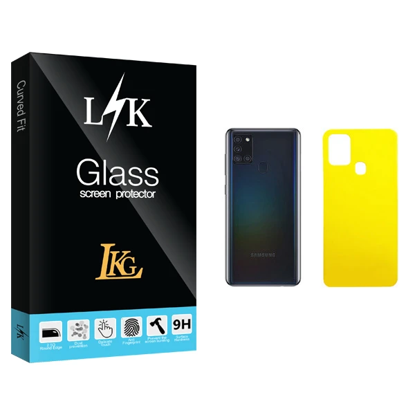 محافظ پشت گوشی ال کا جی مدل LK Glass مناسب برای گوشی موبایل سامسونگ Galaxy A21s