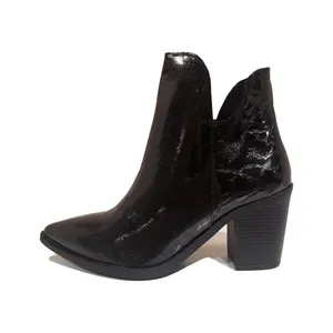 نیم بوت زنانه مدل ورنی ماری