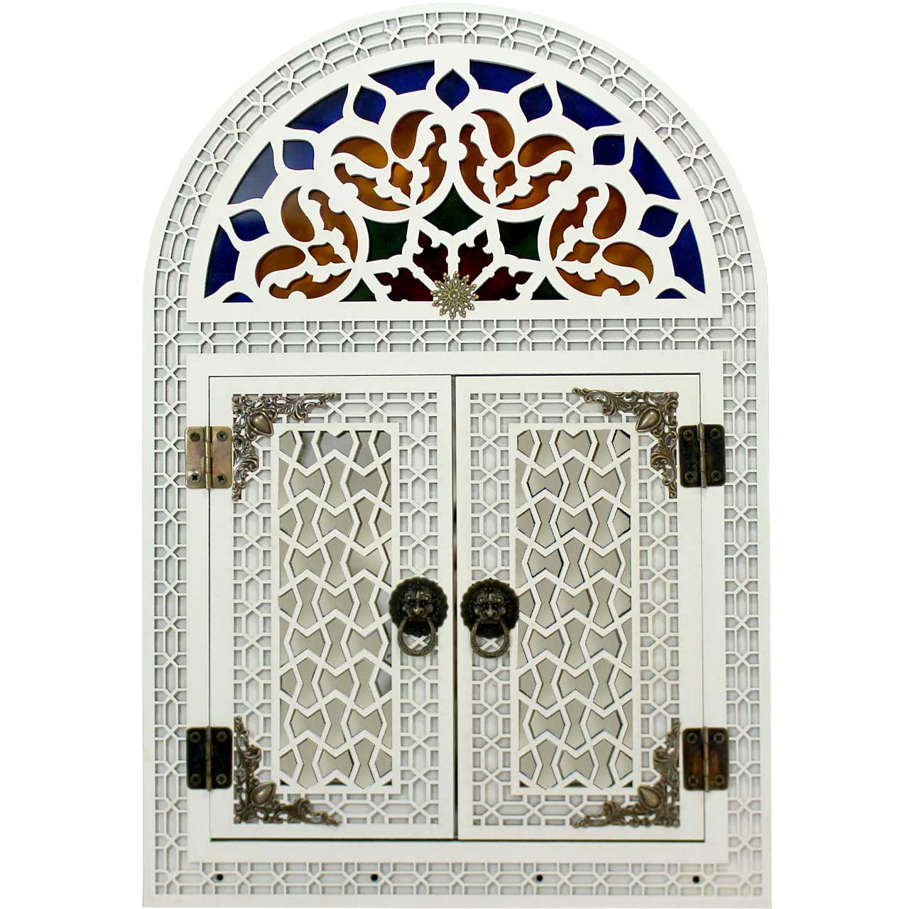 آینه دست نگار طرح درب سنتی کد 13-21