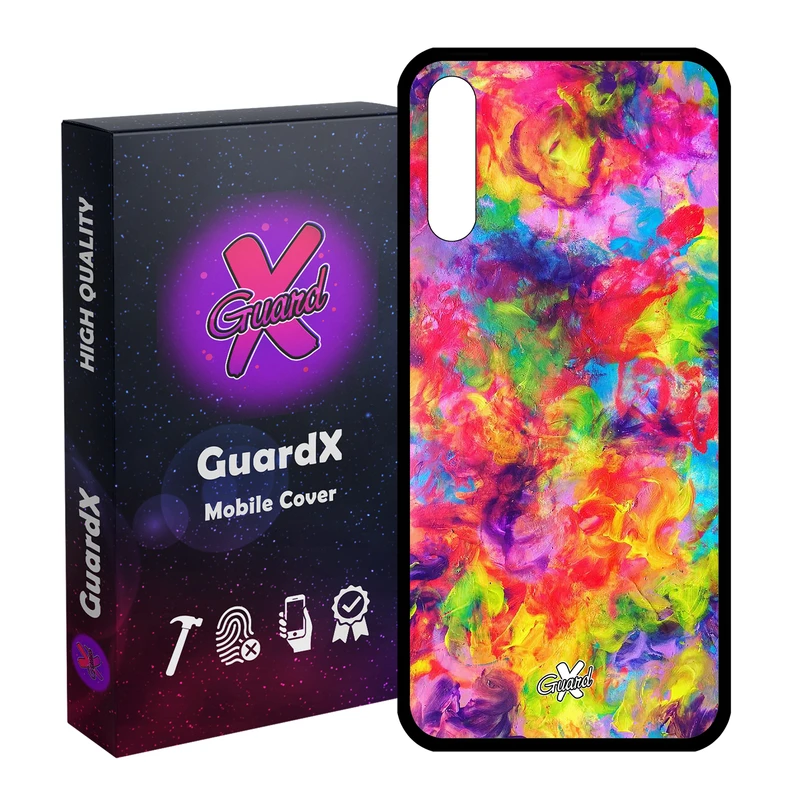 کاور گارد ایکس طرح رنگی مدل Glass10390 مناسب برای گوشی موبایل سامسونگ Galaxy A30s / A50 / A50s