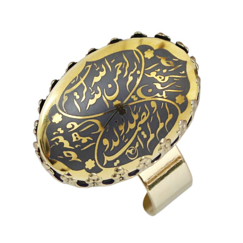 انگشتر زنانه مدل حدید سوره توحید کد 78181