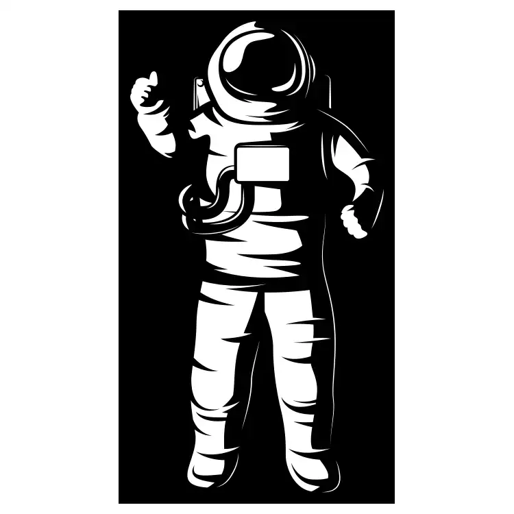 شابلون مدل فضانورد کد SP421-2