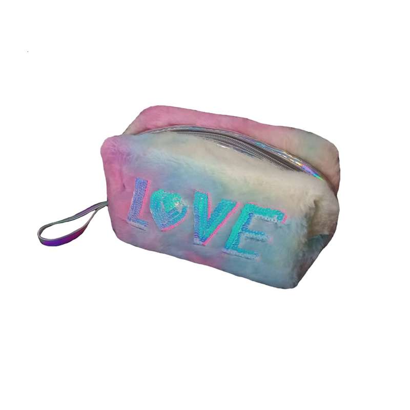 کیف لوازم آرایش زنانه مدل فانتزی پولیشی کد 01