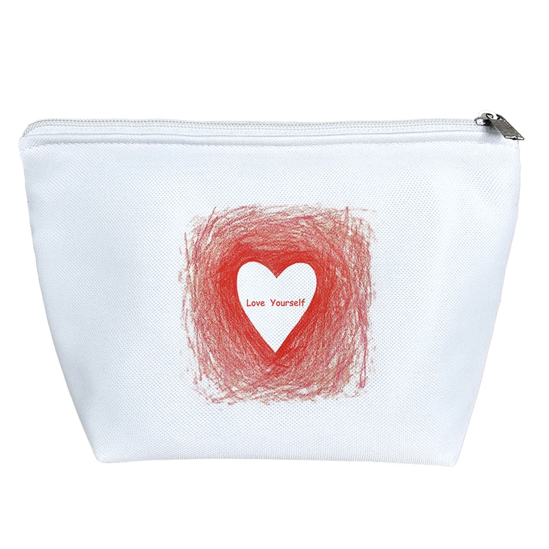 کیف لوازم آرایش دخترانه خندالو مدل قلب کد H1969