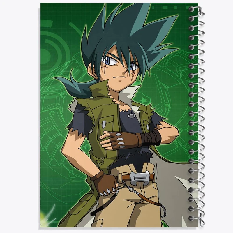 دفتر ژورنال نویسی 50 برگ خندالو مدل نقطه ای طرح انیمه فرفره های انفجاری کد 27844