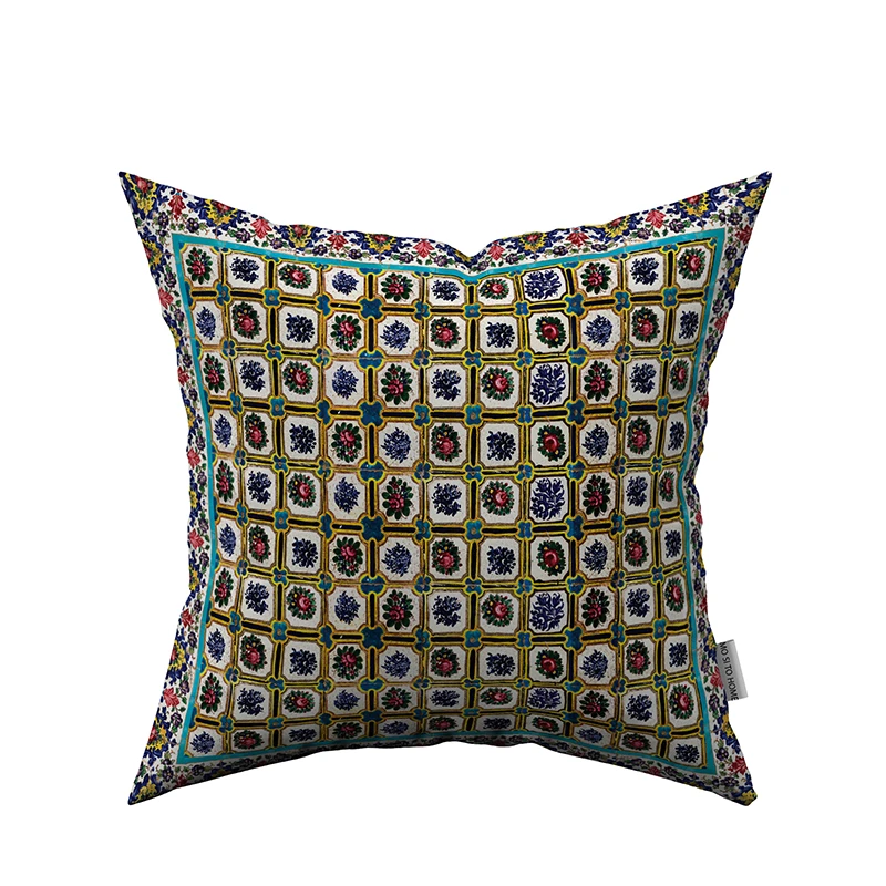 کاور کوسن مدل  مخمل کد C0075 سایز 43x43 سانتی متر