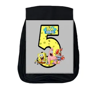 کوله پشتی مدرسه مدل باب اسفنجی کد 7