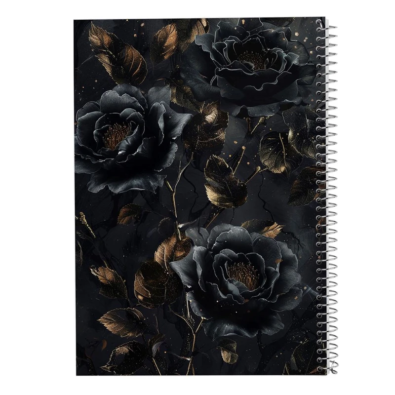 دفتر شطرنجی 50 برگ مدوپد طرح گل کد DF15915