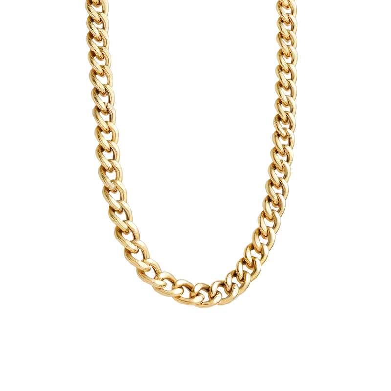 گردنبند طلا 18 عیار زنانه با طرح کارتیه ماوی گالری مدل بولد