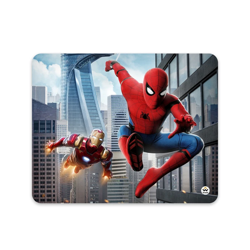 ماوس پد شادیت مدل Iron Man و Spider-Man کد544 سایز 24*19 سانتی متر