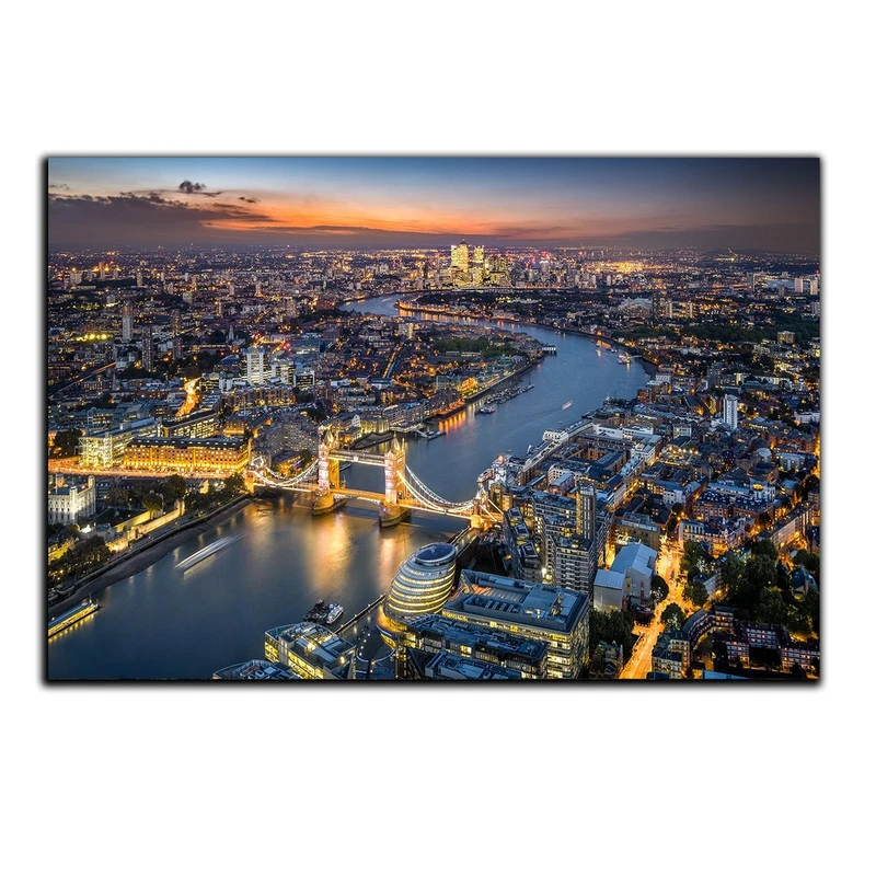 تابلو شاسی بکلیت طرح دورنمای شهر لندن مدل SH-598