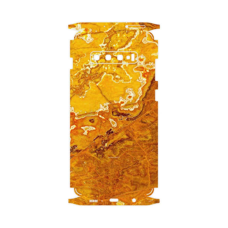 برچسب پوششی ماهوت مدل Gold Marble-FullSkin مناسب برای گوشی موبایل سامسونگ Galaxy S10 Plus