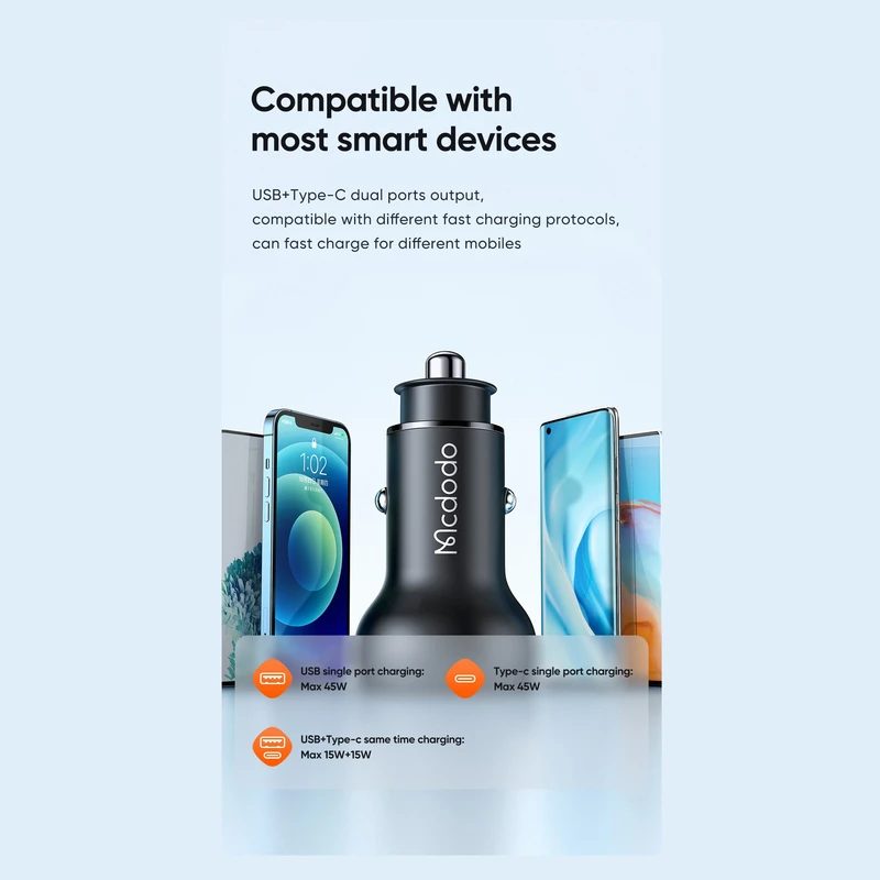 عکس شماره 13 : شارژر فندکی مک دودو مدل cc7030-45w