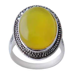  انگشتر نقره زنانه بازرگانی میلادی کد AW_315