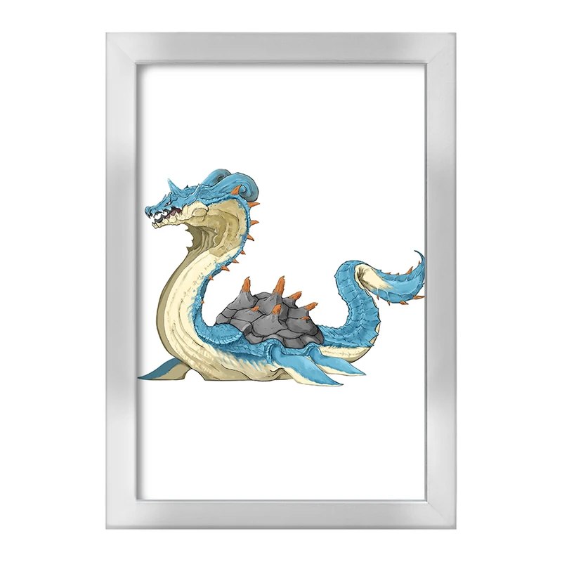 تابلو خندالو طرح بازی شکارچی هیولا (Monster Hunter) کد 33224