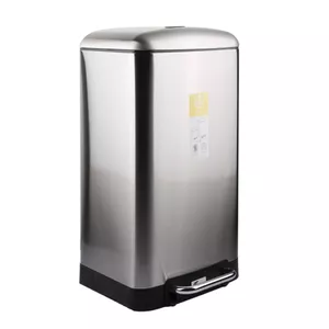 سطل زباله پدالی دلفین مدل Pr-30ltr-ss