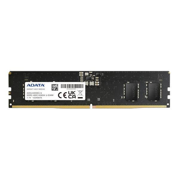 رم دسکتاپ DDR5 تک کاناله 4800 مگاهرتز CL40 ای دیتا مدل AD5U48008G-S ظرفیت 8 گیگابایت
