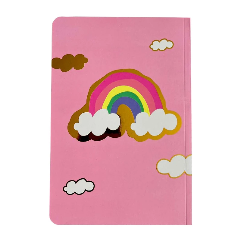 دفتر تمرین 50 برگ مدل پاستلی طلا کوب کد 825