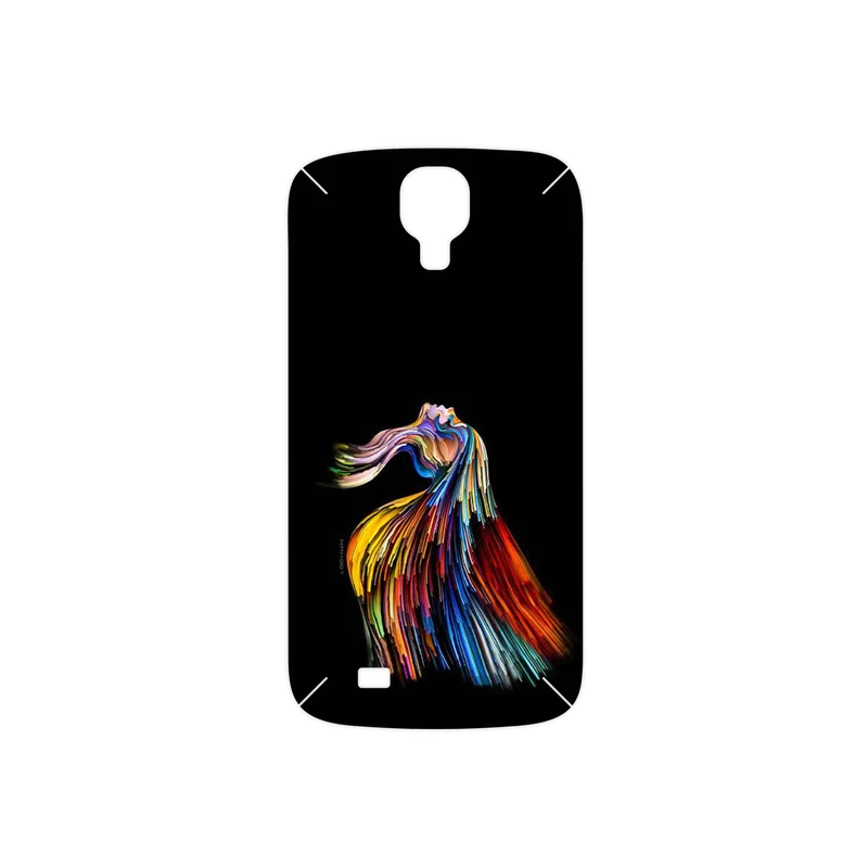 برچسب پوششی ماهوت مدل Rainbow Hair Digital Art مناسب برای گوشی موبایل سامسونگ Galaxy S4