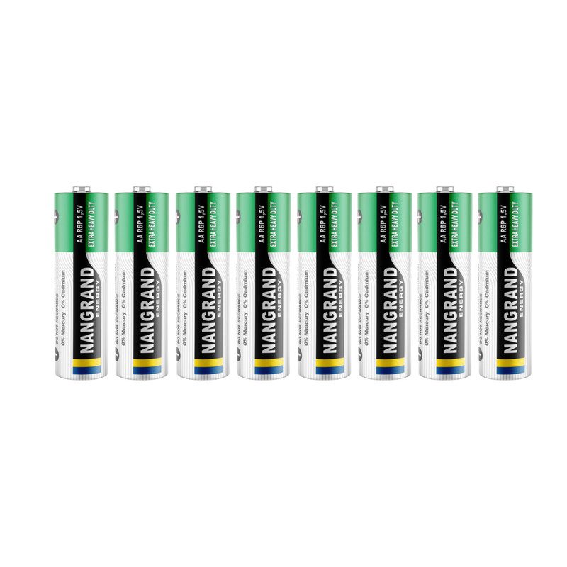 باتری نیم قلمی نانگرند مدل R6P 1.5v بسته هشت عددی
