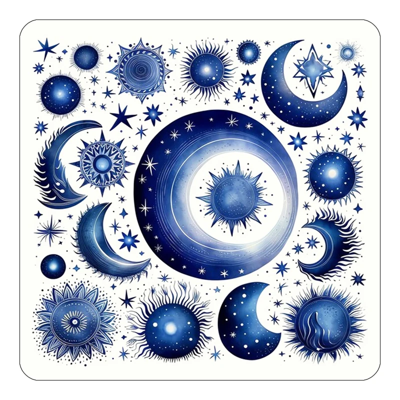 مگنت کاکتی طرح ماه و ستاره مدل mp50671