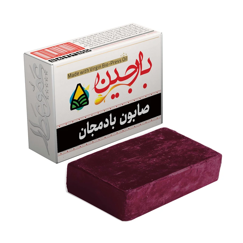 صابون شستشو بارجین مدل بایوپرس بادمجان وزن 85 گرم