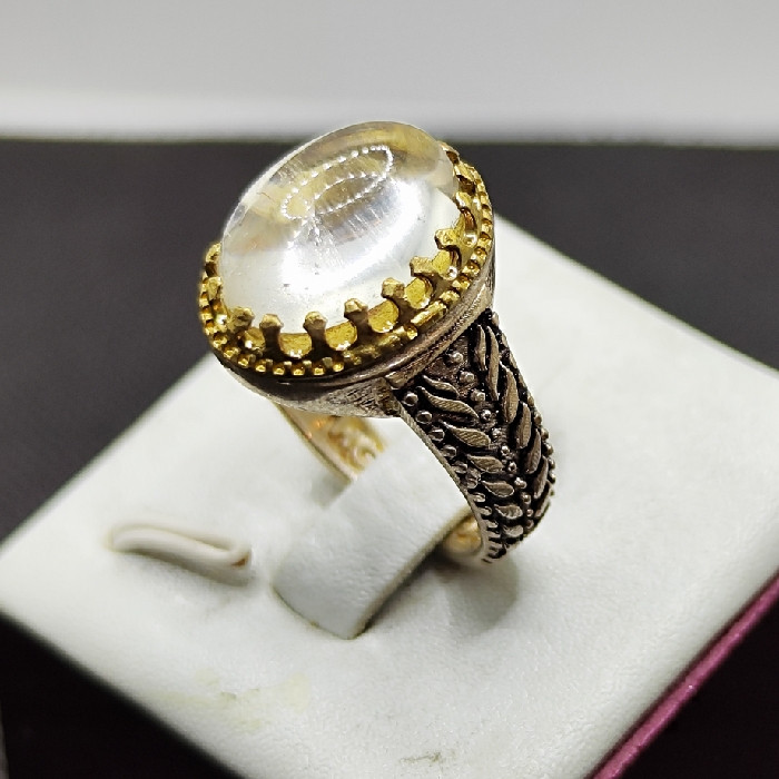 انگشتر نقره مردانه مدل در نجف کد 766