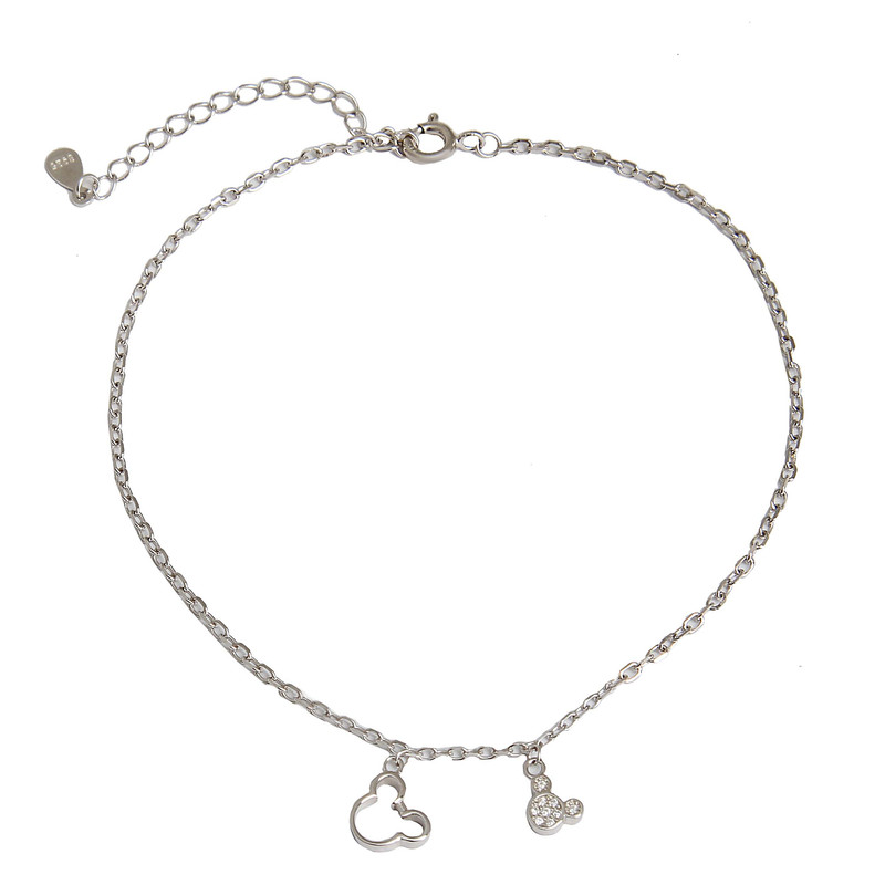 پابند نقره زنانه فانتزی بازرگانی میلادی کد DP_593