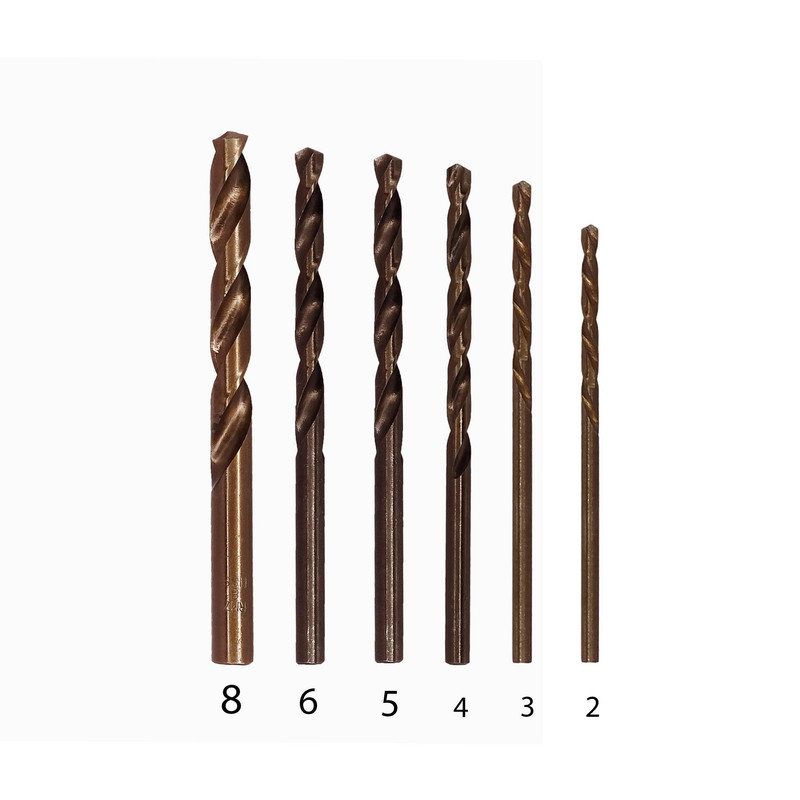 مته فلز آر ام زد مدل ART-RMZD-2-8 مجموعه 6 عددی