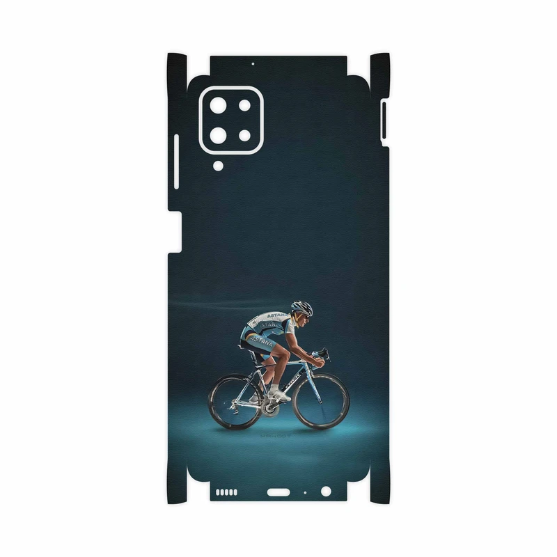برچسب پوششی ماهوت مدل Road-cycling-FullSkin مناسب برای گوشی موبایل سامسونگ Galaxy A12 Nacho