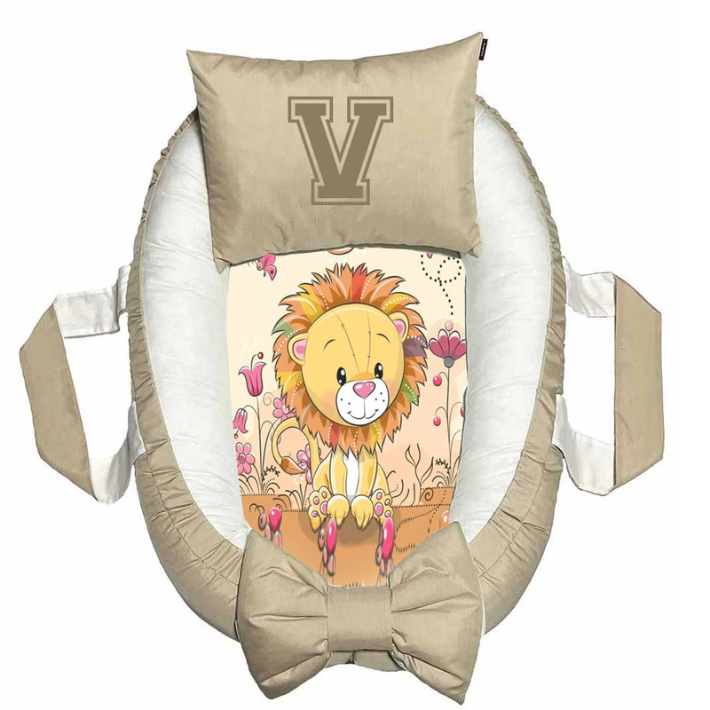 تشک غلت گیر نوزاد پادآفرین مدل شیر طرح حرف V