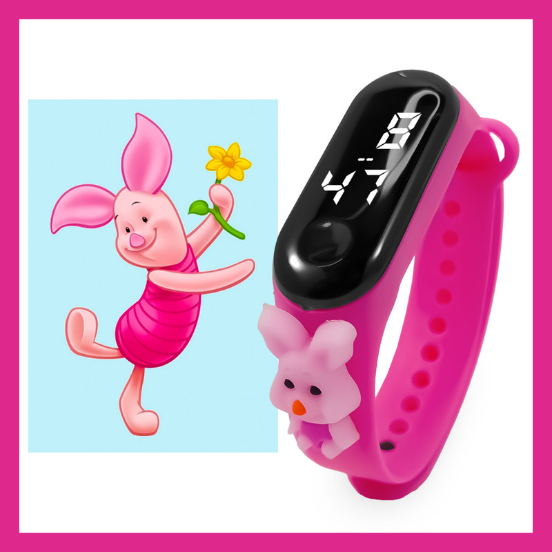 ساعت مچی دیجیتال دخترانه مدل pig-tuch