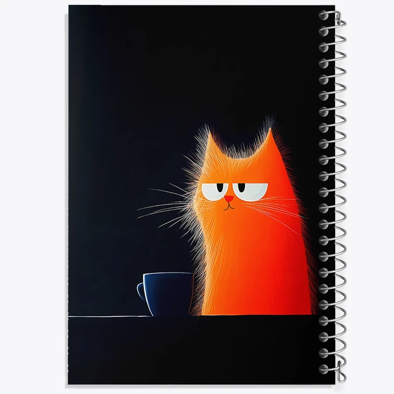 دفتر لیست خرید 50 برگ خندالو طرح گربه کیوت کد F5328