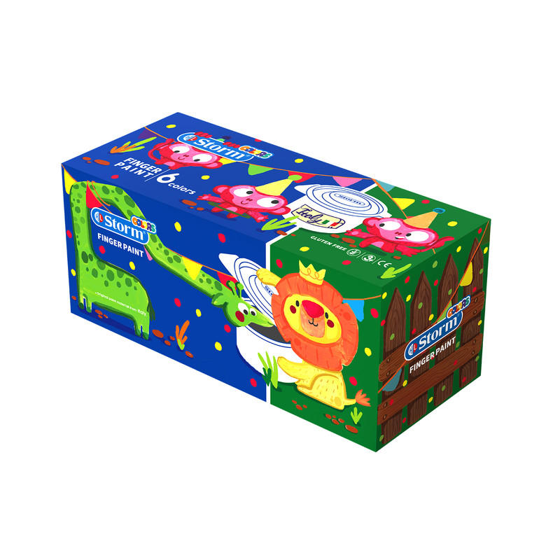 رنگ انگشتی استورم کد 500100 بسته 6 عددی