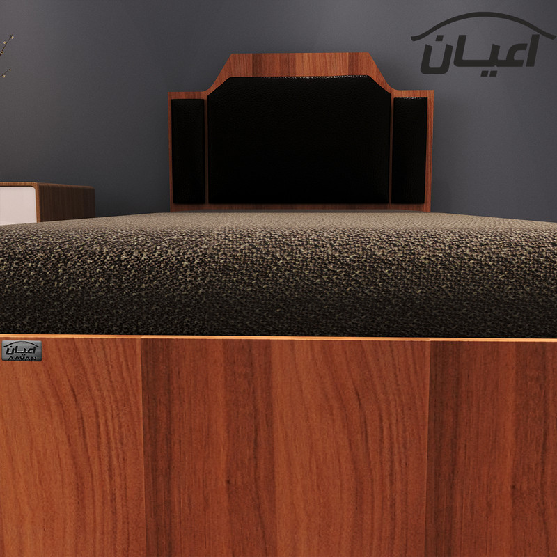 تخت خواب یکنفره اعیان مدل FH413 سایز 90x200 سانتی متر تخت خواب یکنفره اعیان مدل FH413 سایز 90x200 سانتی متر