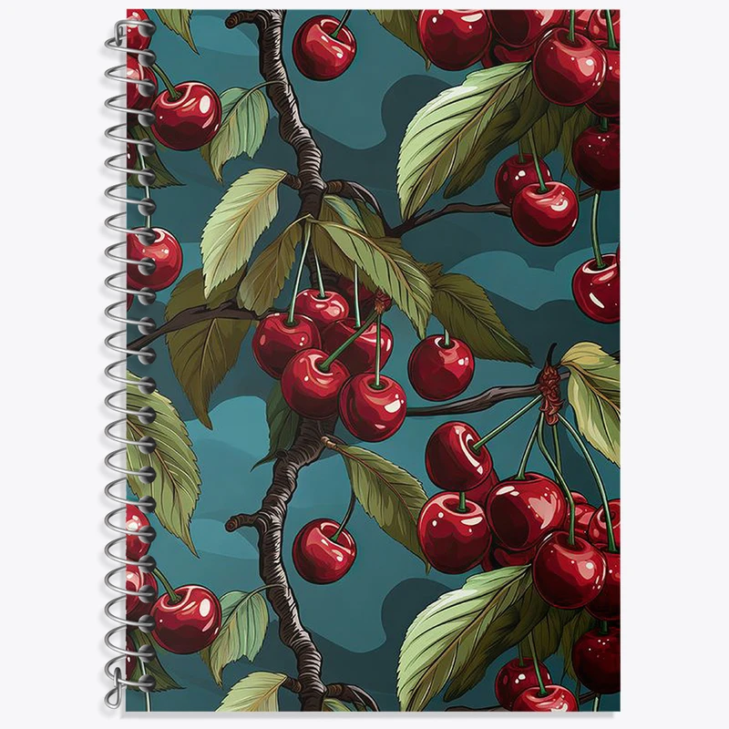 دفتر نت موسیقی 50 برگ خندالو طرح درخت گیلاس کد N2165