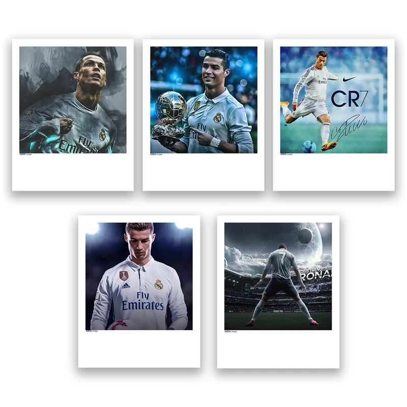 آویز تزیینی عرش مدل کریستین رونالدو Ronaldo کد Asa095 مجموعه پنج عددی