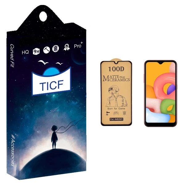 محافظ صفحه نمایش سرامیکی تی ای سی اف مدل +HD مناسب برای گوشی موبایل سامسونگ Galaxy A01