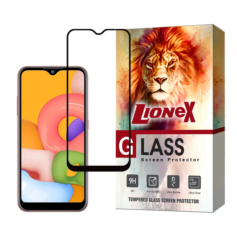 محافظ صفحه نمایش سرامیکی لایونکس مدل CERAMLION مناسب برای گوشی موبایل سامسونگ Galaxy A01 