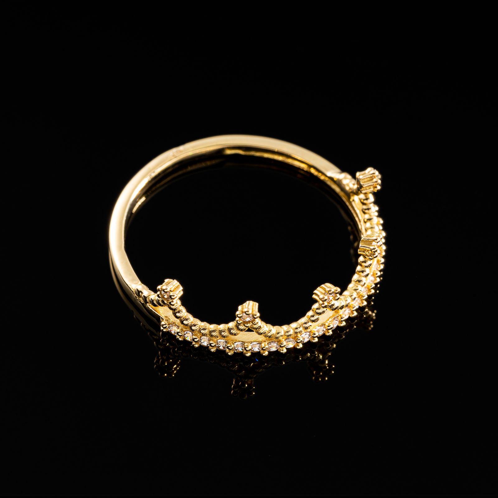 انگشتر طلا 18 عیار زنانه جواهری سون مدل 2726 -  - 2